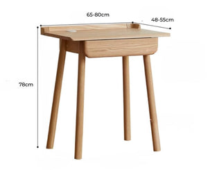 Oslo Natural Solid Oak Study Desk - Oak Furniture Store & Sofas