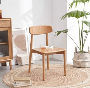 Oslo Oak Dining Chair - Oak Furniture Store & Sofas