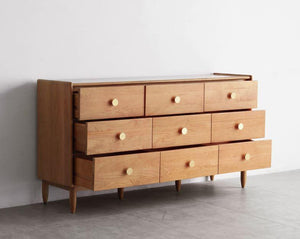 Prunus Solid Cherry Large Chest of Drawers - Oak Furniture Store & Sofas