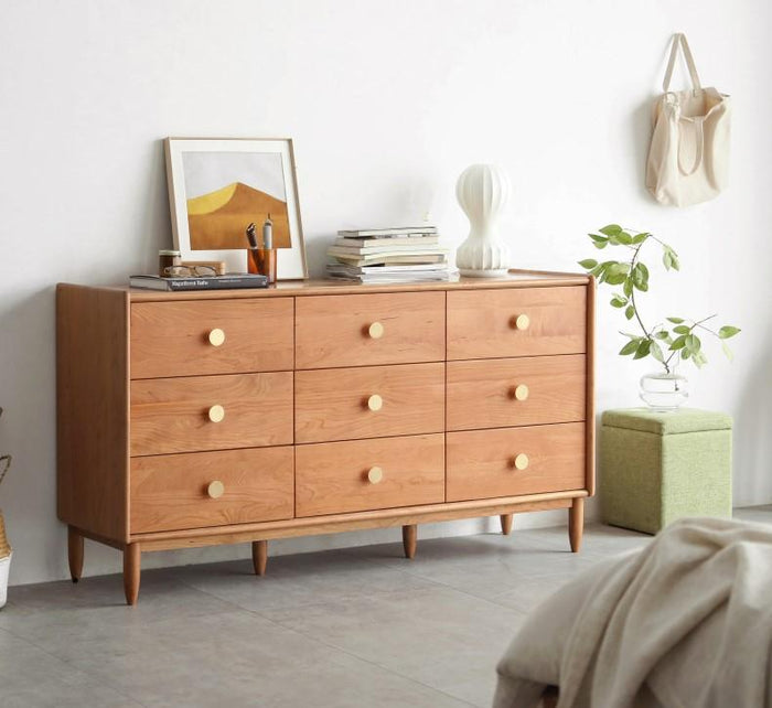 Prunus Solid Cherry Large Chest of Drawers