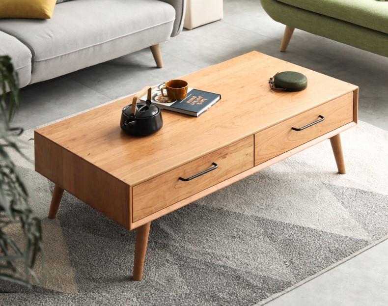 Prunus Solid Cherry Large Coffee Table - Oak Furniture Store & Sofas