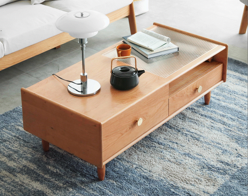 Prunus Solid Cherry Medium Coffee Table - Oak Furniture Store & Sofas