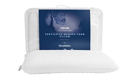 Refresh Ventilated Classic Medium Memory Foam Pillow