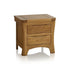 Renwick Rustic Solid Oak Bedside Table - Oak Furniture Store