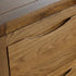 Renwick Rustic Solid Oak Tall 5 Drawers Chest - Oak Furniture Store