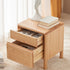 Riga Natural Solid Oak Bedside Table - Oak Furniture Store