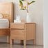 Riga Natural Solid Oak Bedside Table - Oak Furniture Store