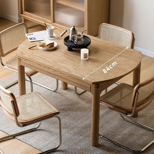 Seattle Natural Solid Ash Extendable Dining Table - Oak Furniture Store & Sofas