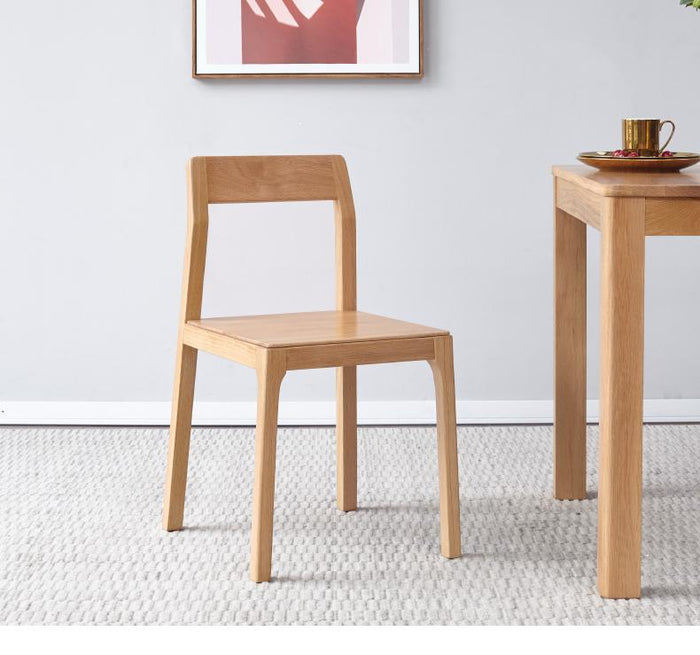 Humbie Natural Solid Oak Dining Chair