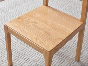 Seattle Natural Solid Oak Dining Chair - Oak Furniture Store & Sofas