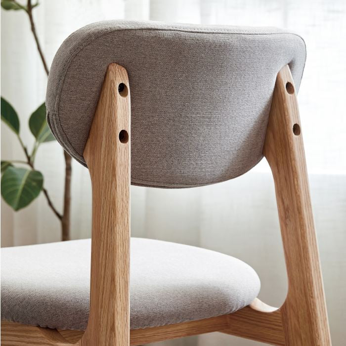 Seattle Natural Solid Oak Dining Chair - Oak Furniture Store