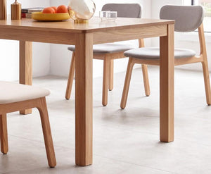 Seattle Natural Solid Oak Dining Table - Oak Furniture Store & Sofas
