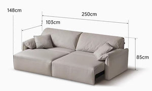 Sonata Tech Fabric Electric Sofa Bed - Oak Furniture Store & Sofas