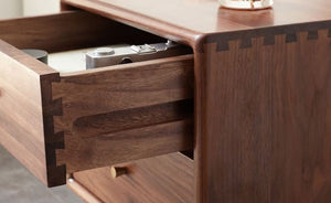 Walnut Bedside Table - Oak Furniture Store & Sofas