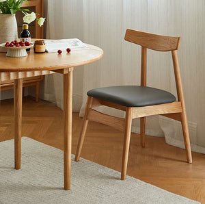 Warsaw Natural Solid Oak Dining Chair - Oak Furniture Store & Sofas