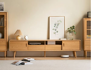 Yorko Natural Solid Oak TV unit - Oak Furniture Store & Sofas