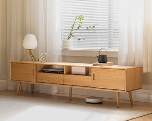 Yorko Natural Solid Oak TV unit - Oak Furniture Store & Sofas